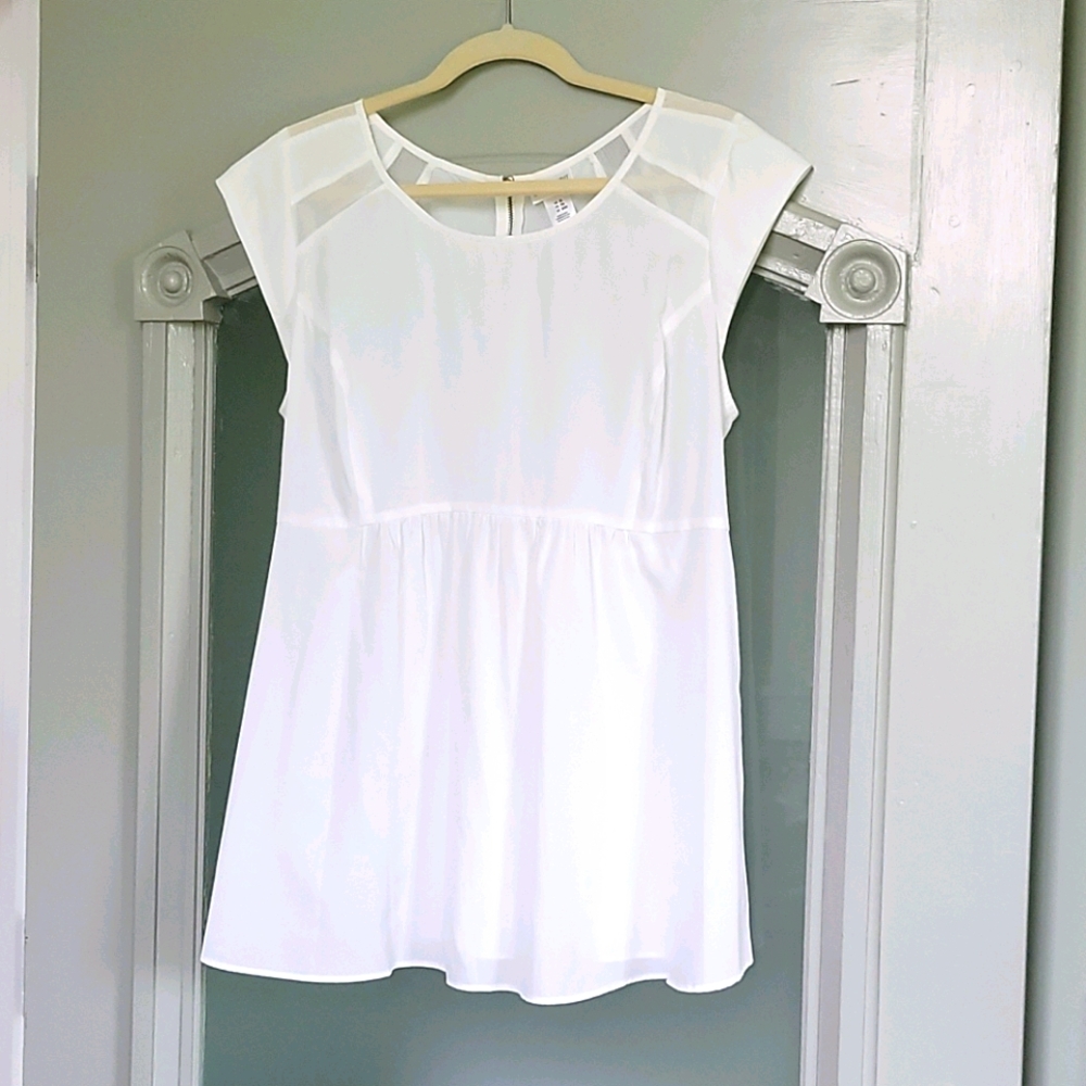 White Maternity top